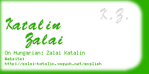 katalin zalai business card